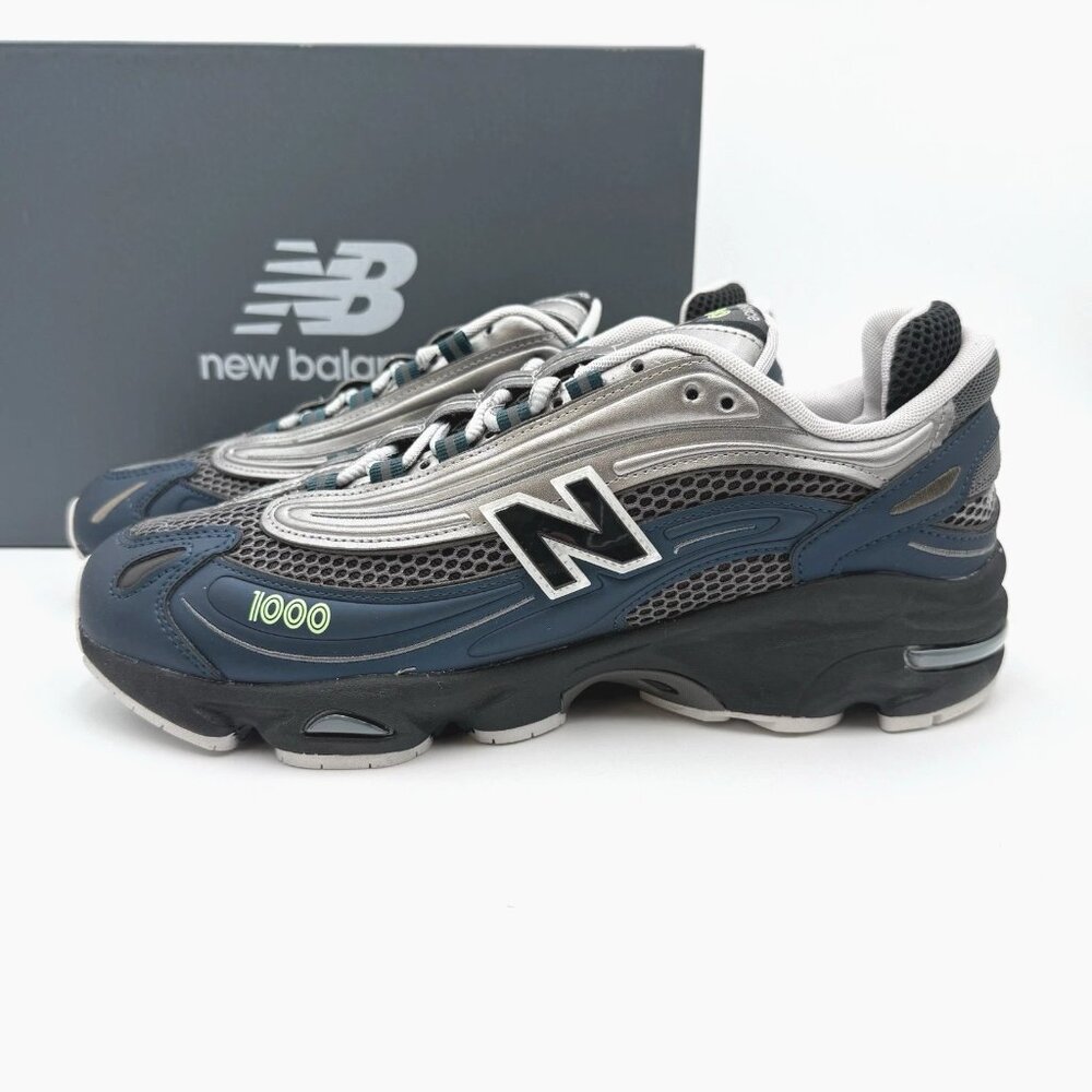 New Balance 1000 Sneakers Men's Size Deep Ocean Silver Metallic M1000S